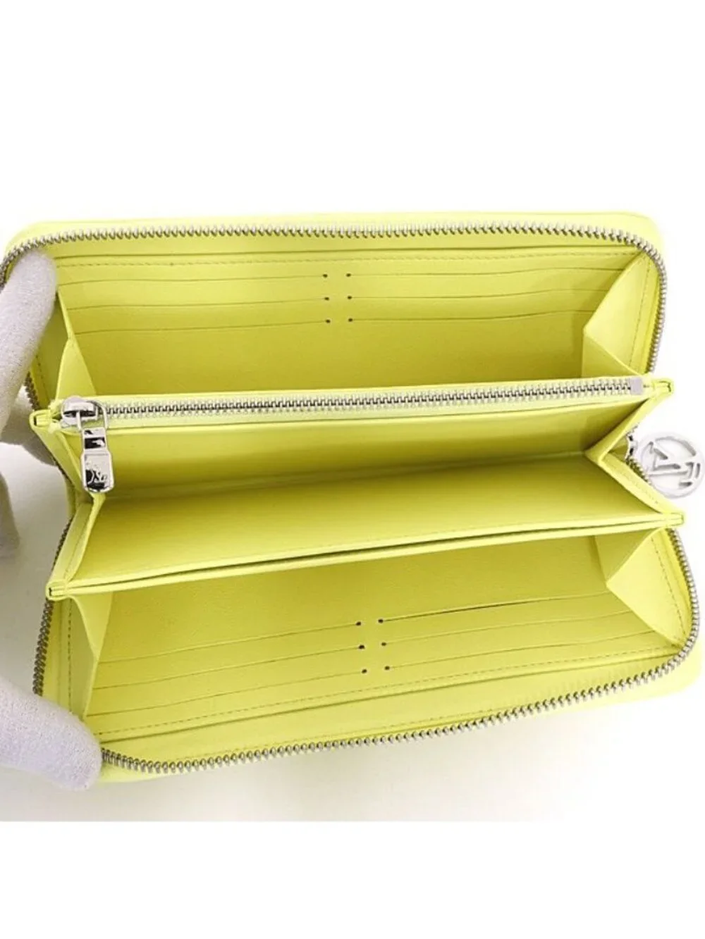 Louis Vuitton Zippy Wallet Coussin Lambskin Monogram Yellow